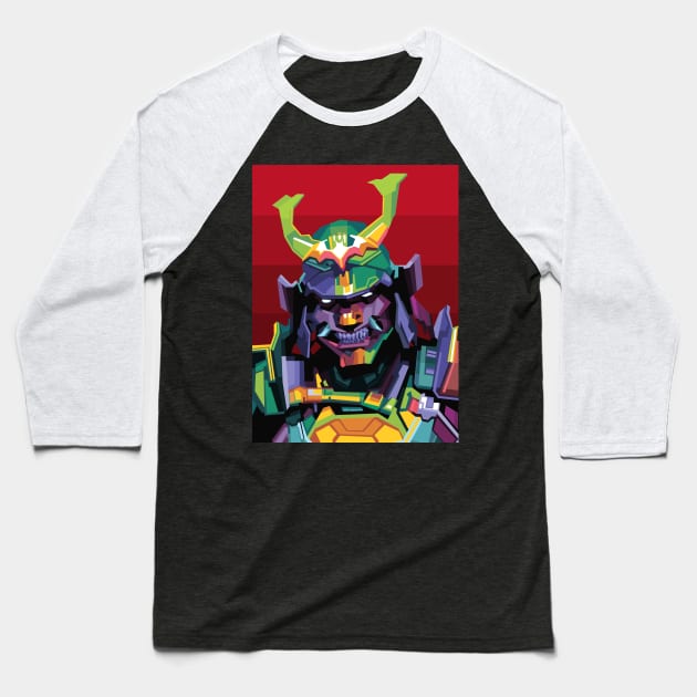 Shogun Baseball T-Shirt by Alkahfsmart